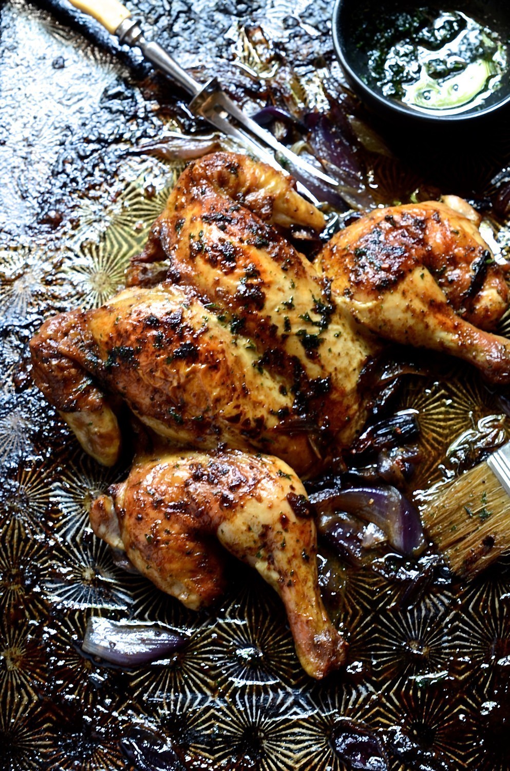 Rosemary and paprika roast chicken