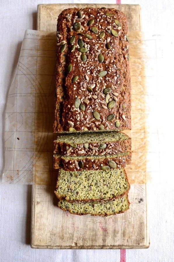 Gluten free zucchini seed bread Bibbyskitchen recipes Low carb