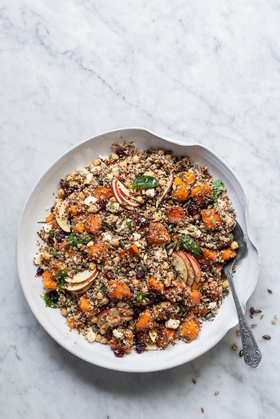 Chickpea and Quinoa Butternut salad