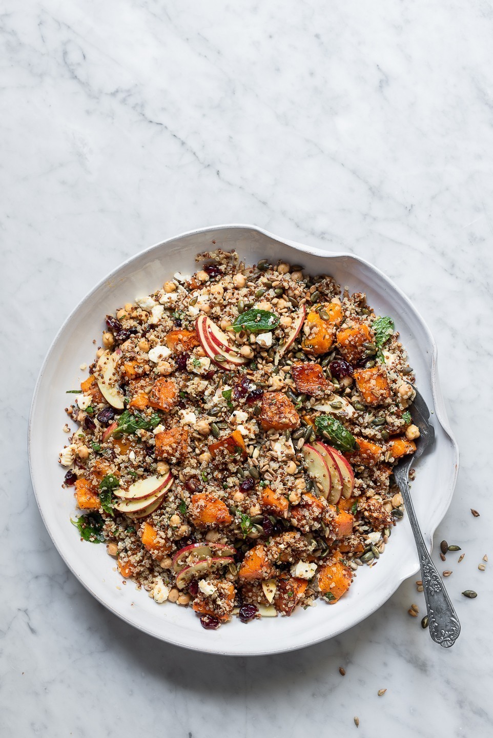 Chickpea and Quinoa Butternut salad