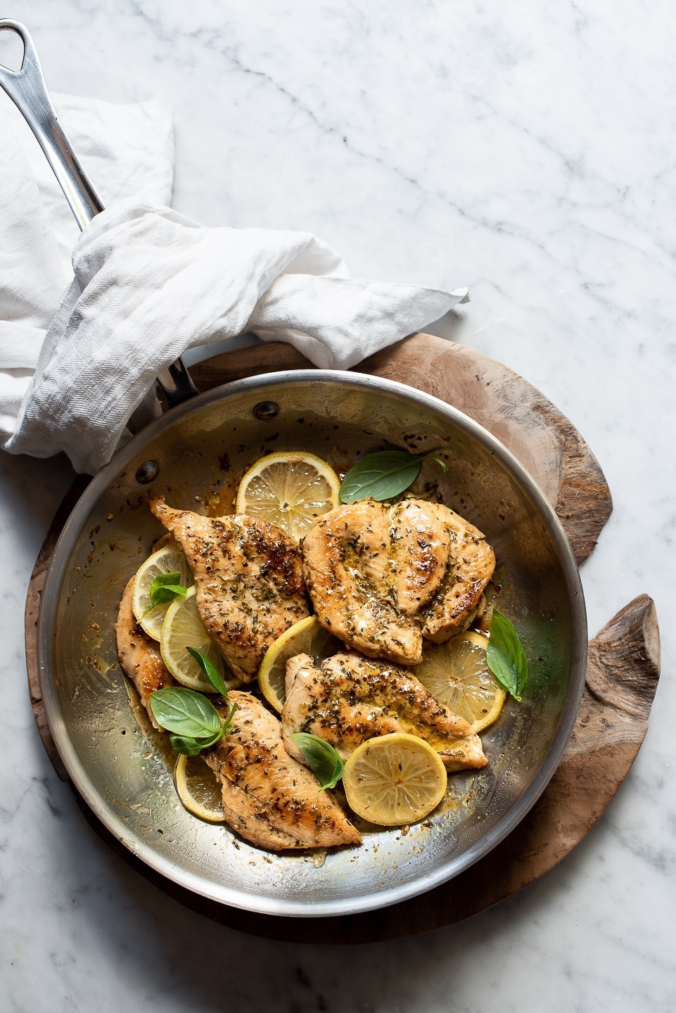 Quick Lemon and herb chicken