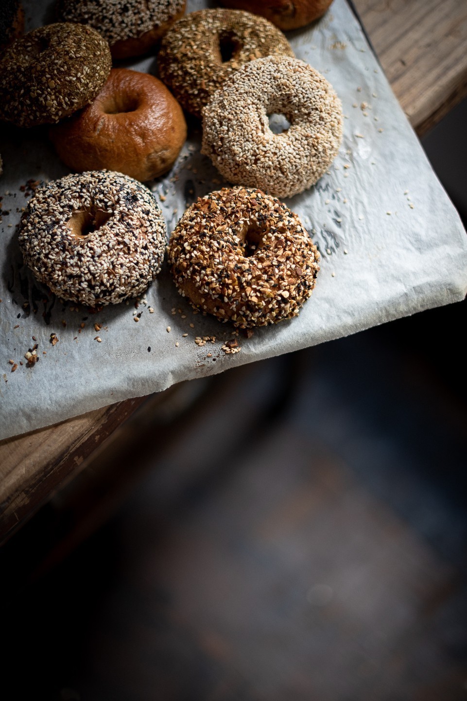 Rye bagels