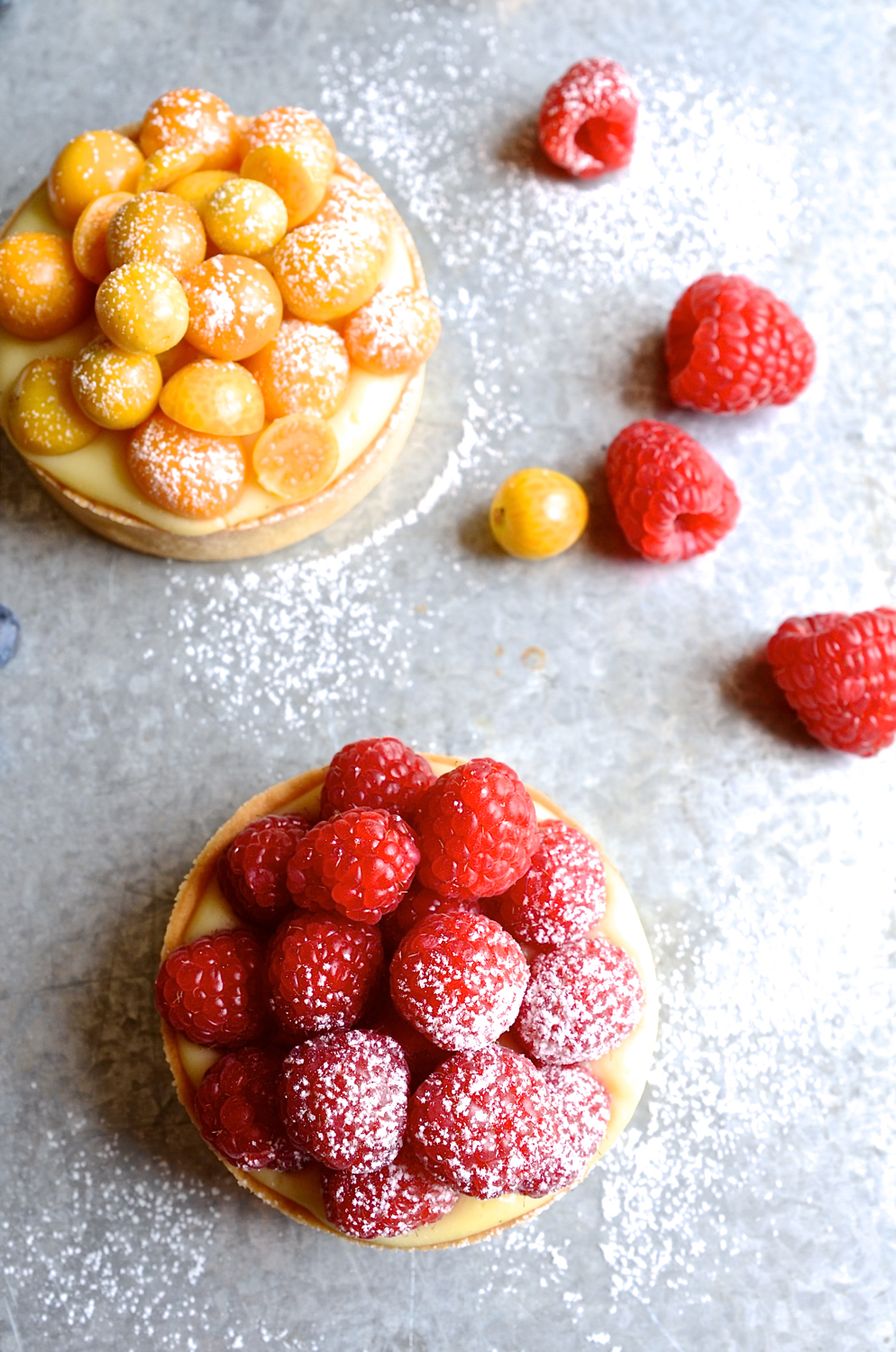 Crème pâtissière summer berry tarts