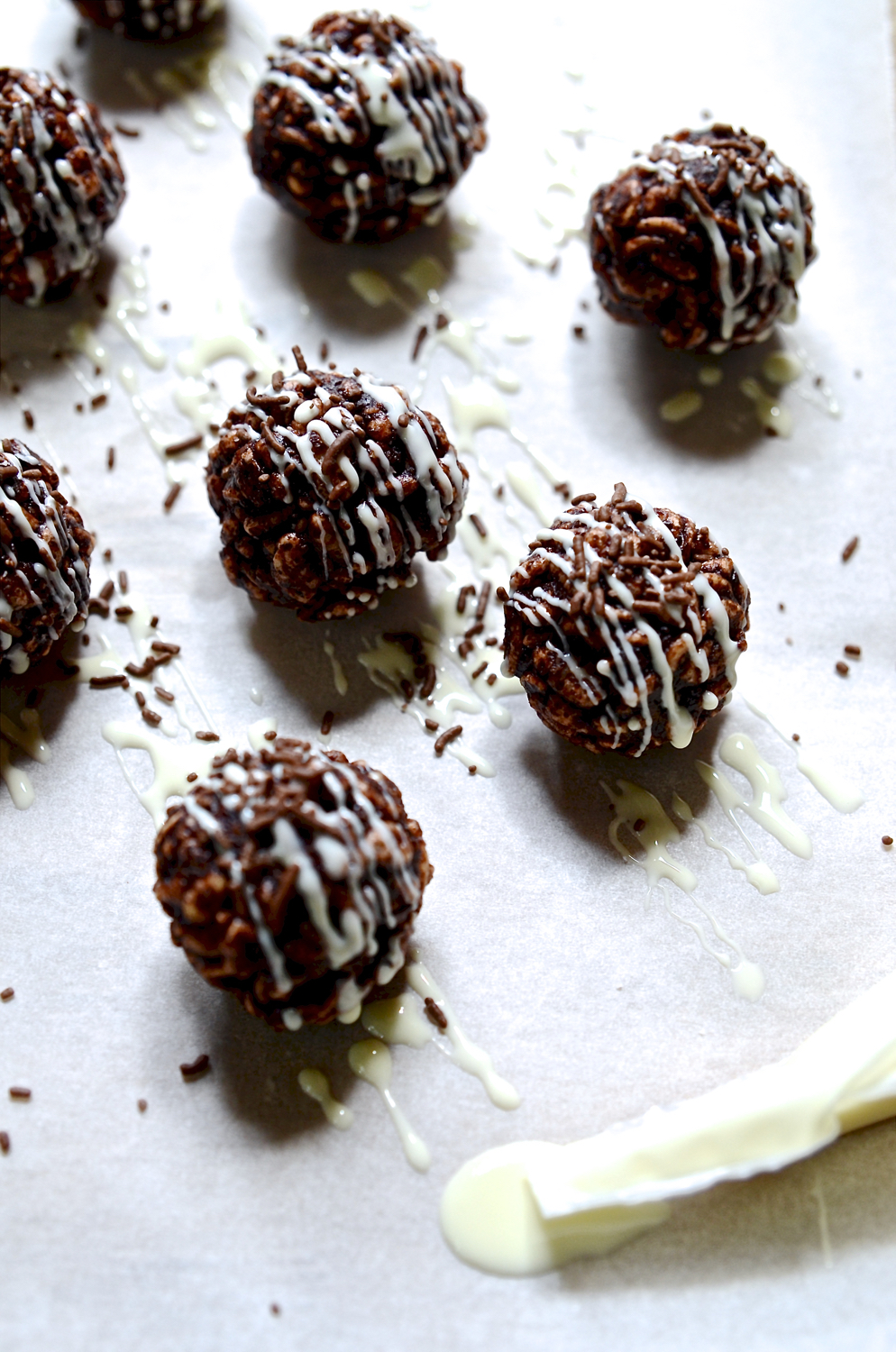 Gluten free rice pop balls