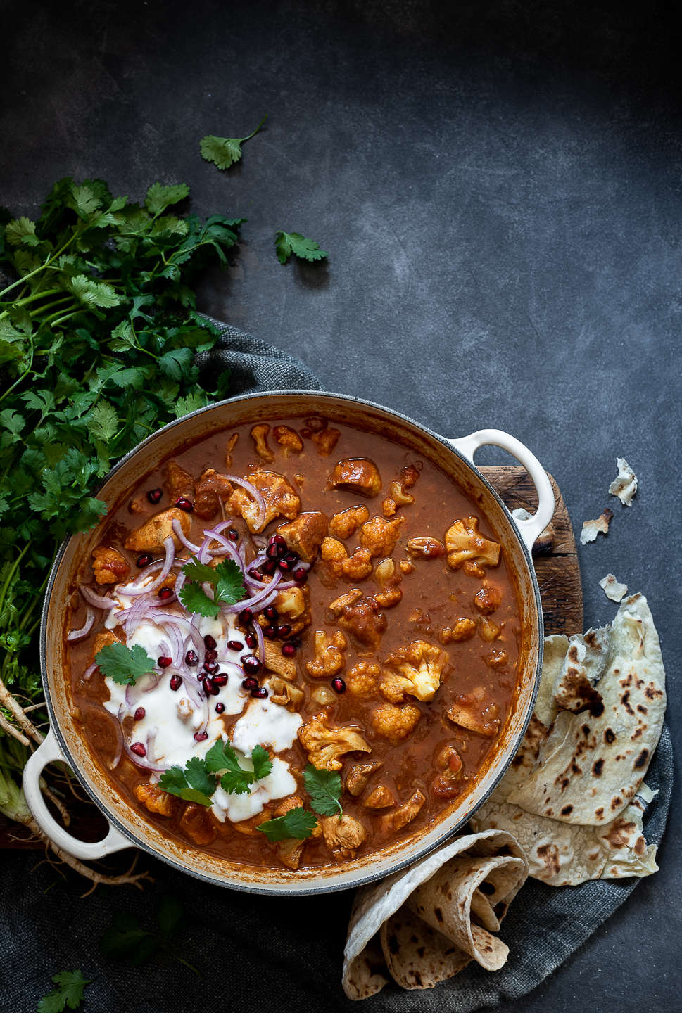 Chicken and cauliflower Korma