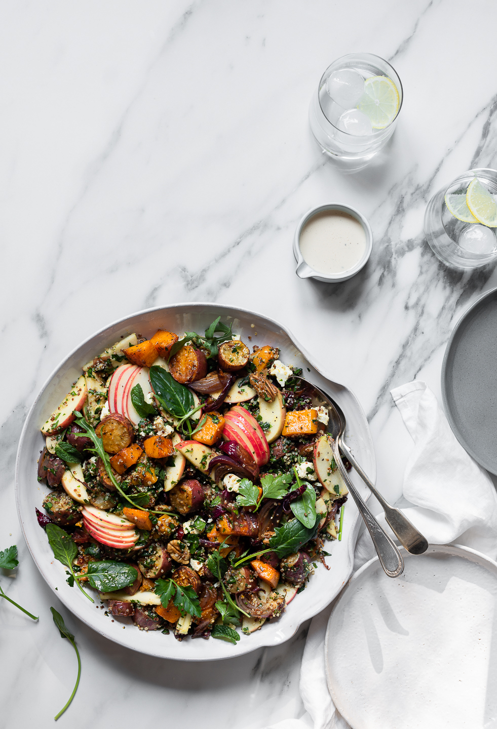 Roast veg and quinoa salad