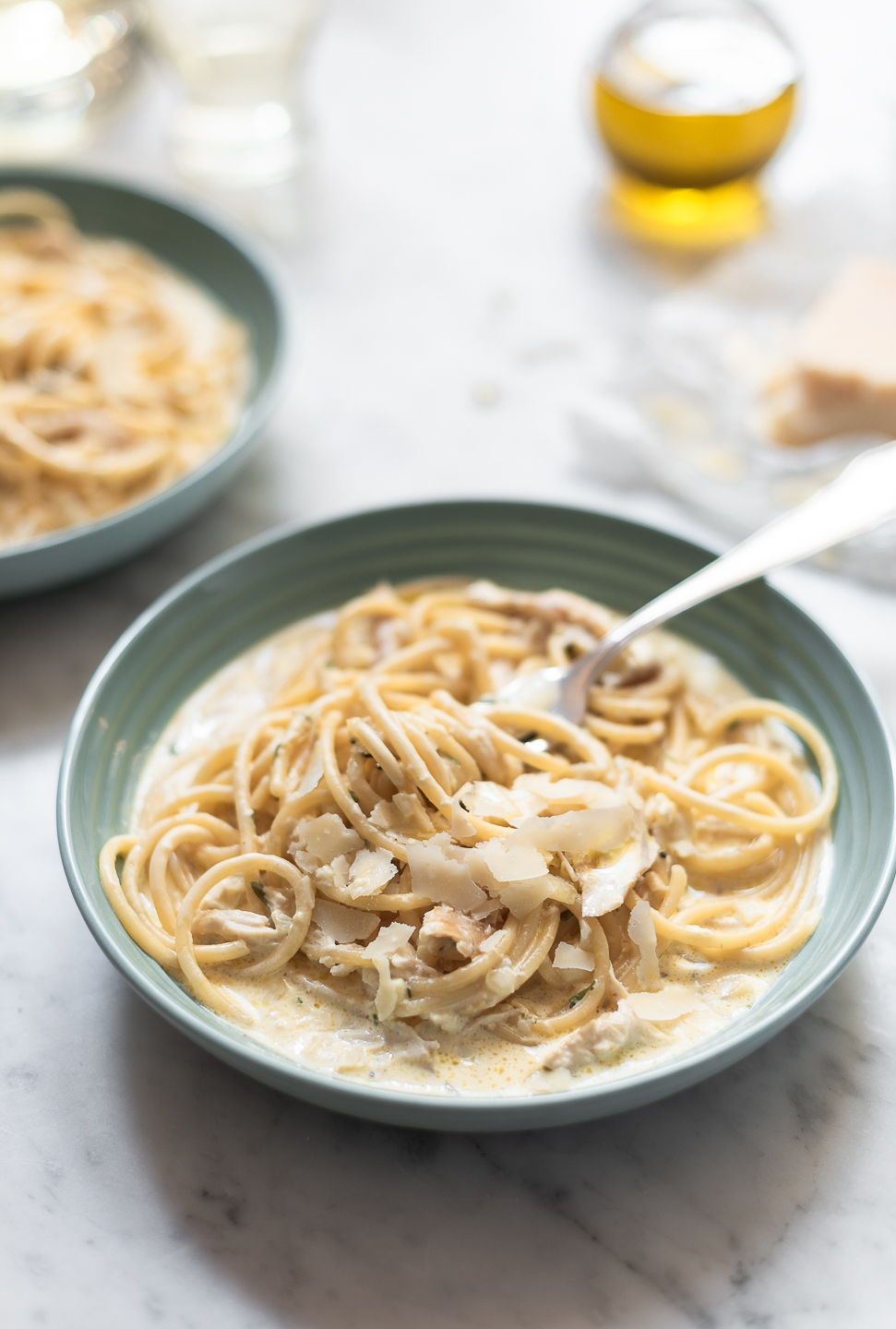 Chicken and Tarragon cream pasta