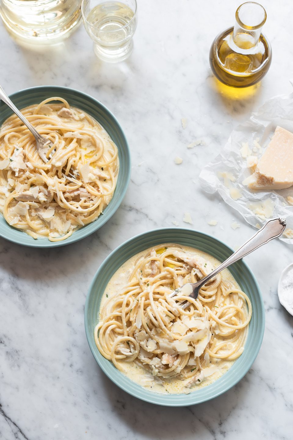 Chicken and Tarragon cream pasta