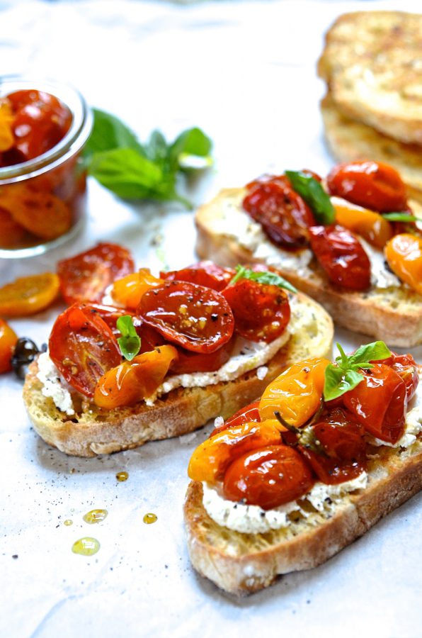 Candied Tomato Bruschetta Bibby's kitchen Recipes