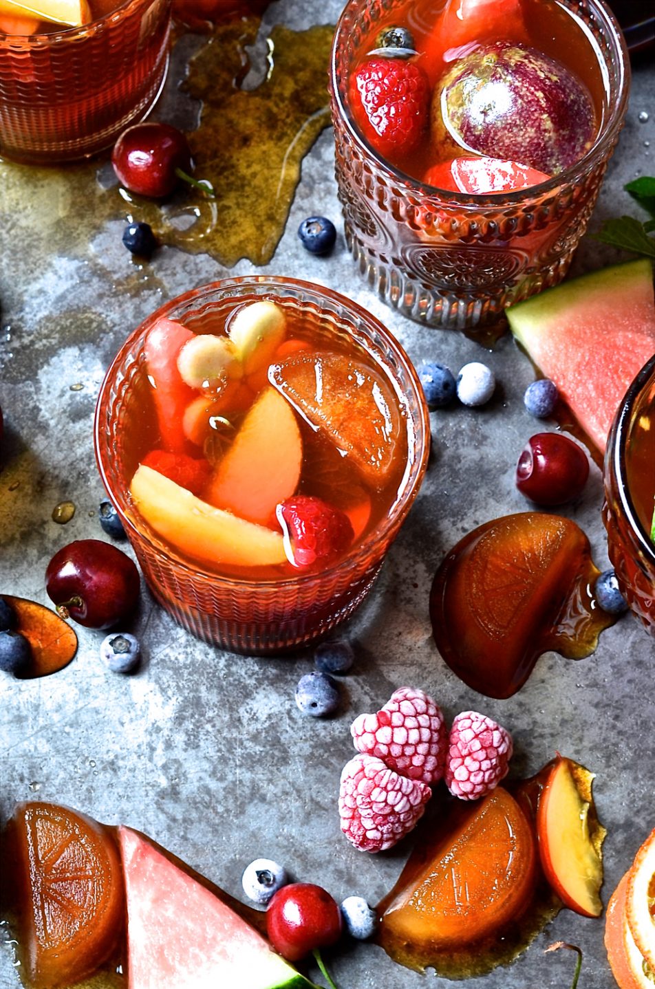 Mocktail rooibos sangria Bibby's Kitchen recipes South African