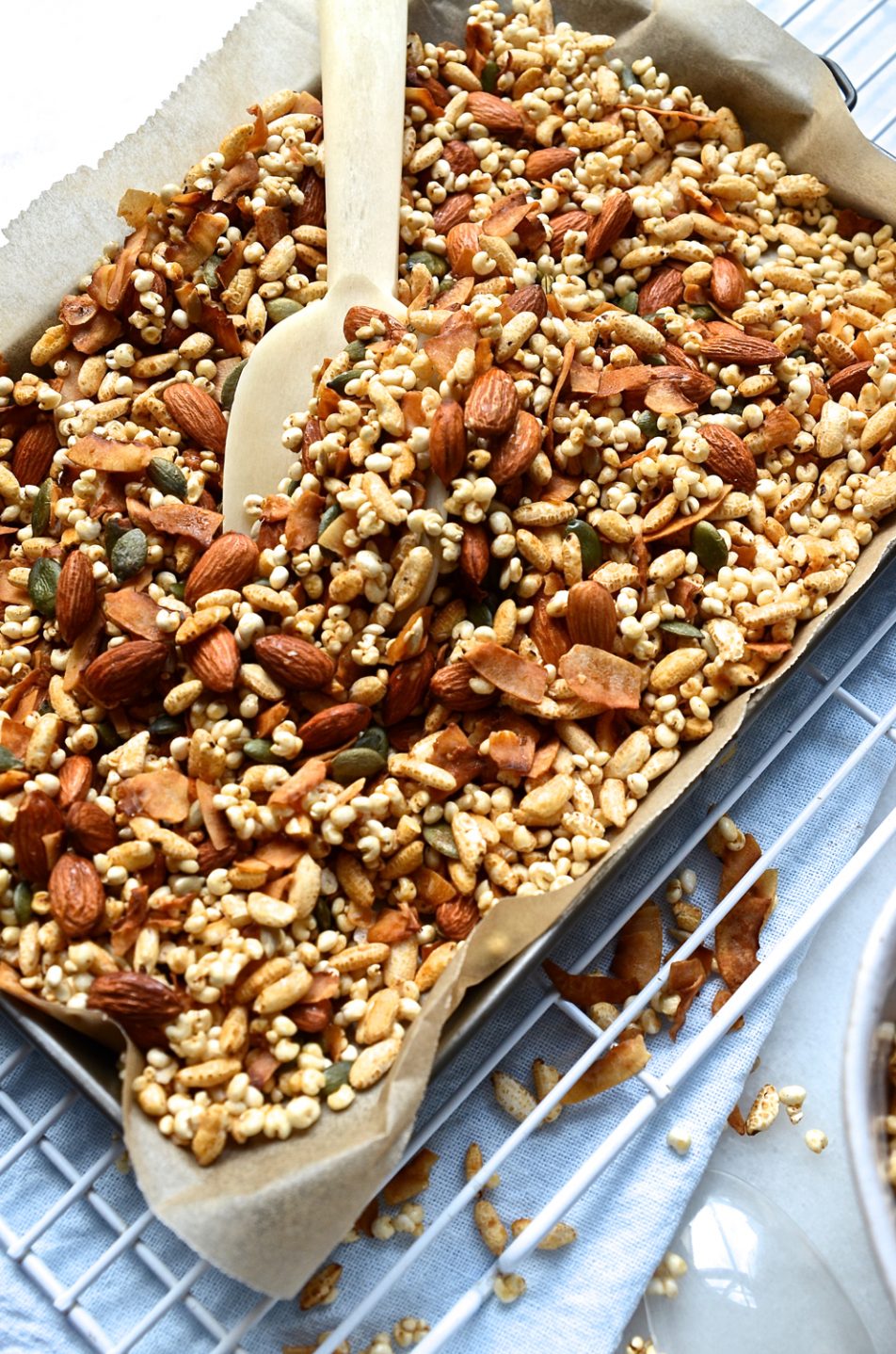 Gluten-free millet granola
