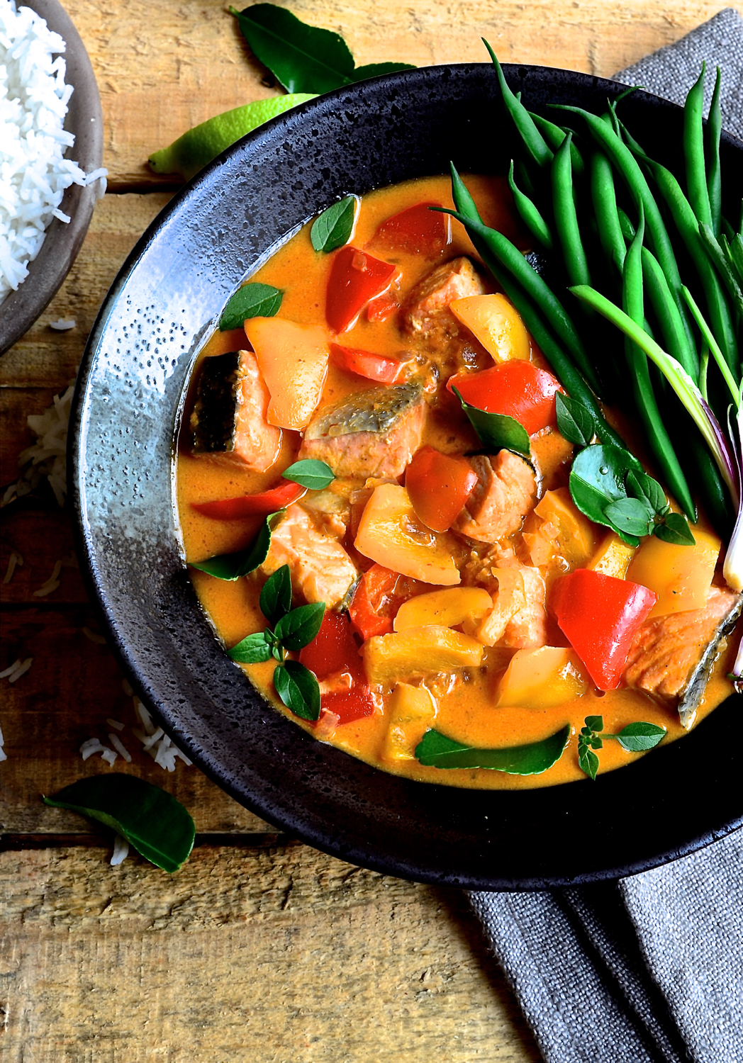 Red Thai Salmon Curry