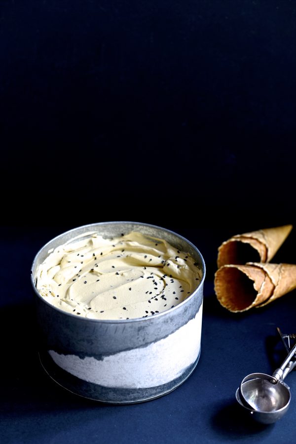 Sesame and liquorice ice cream Bibbyskitchen recipes