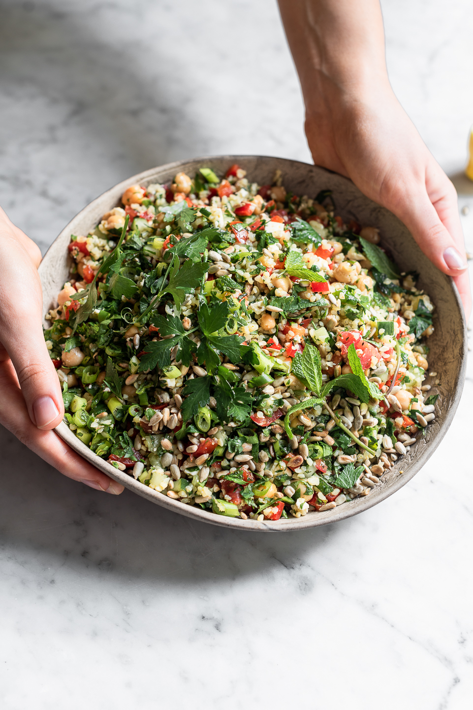 Tabbouleh bulgur wheat salad | Bibby&amp;#39;s Kitchen healthy recipes