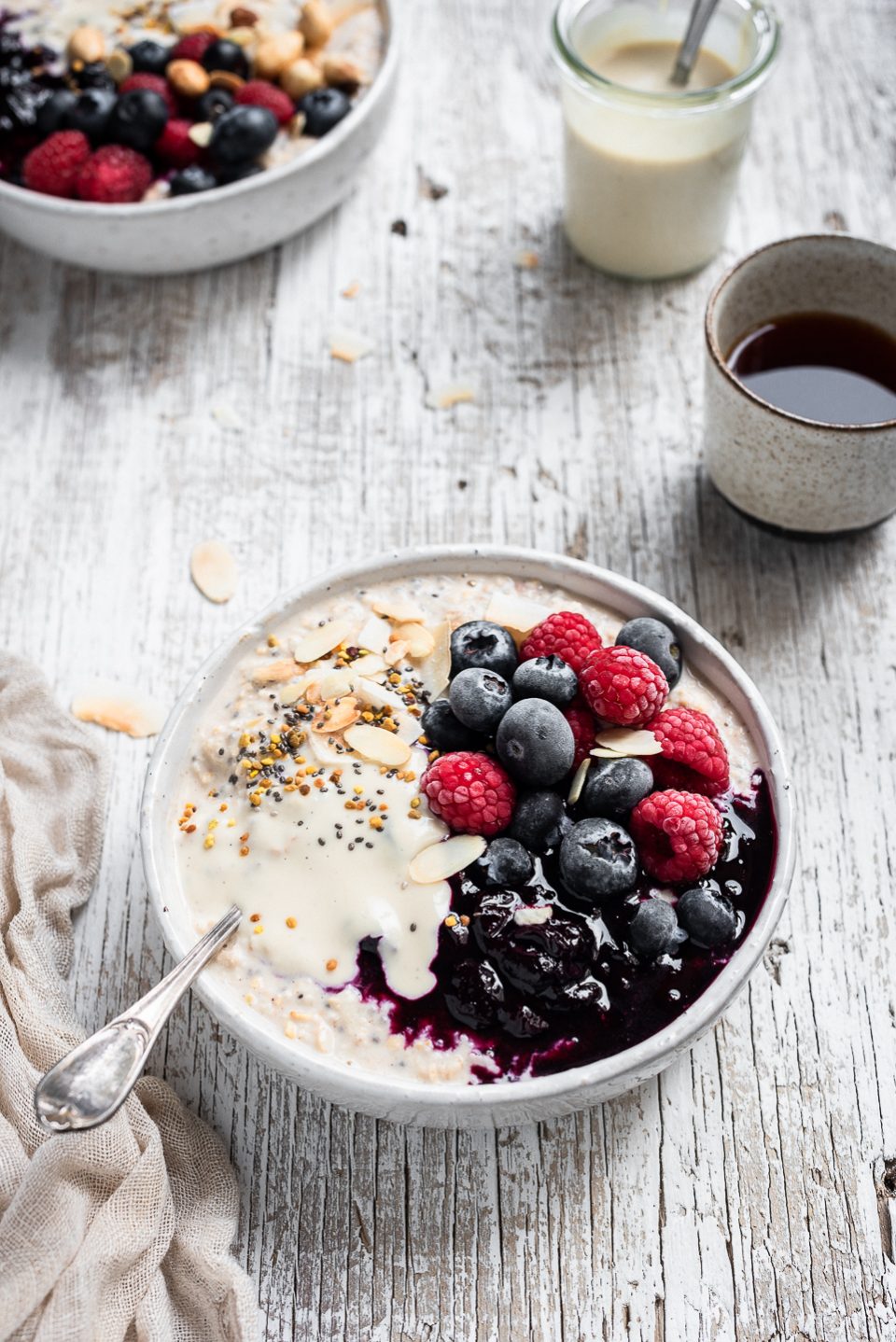 Creamy Overnight Bircher muesli | Healthy breakfast recipes