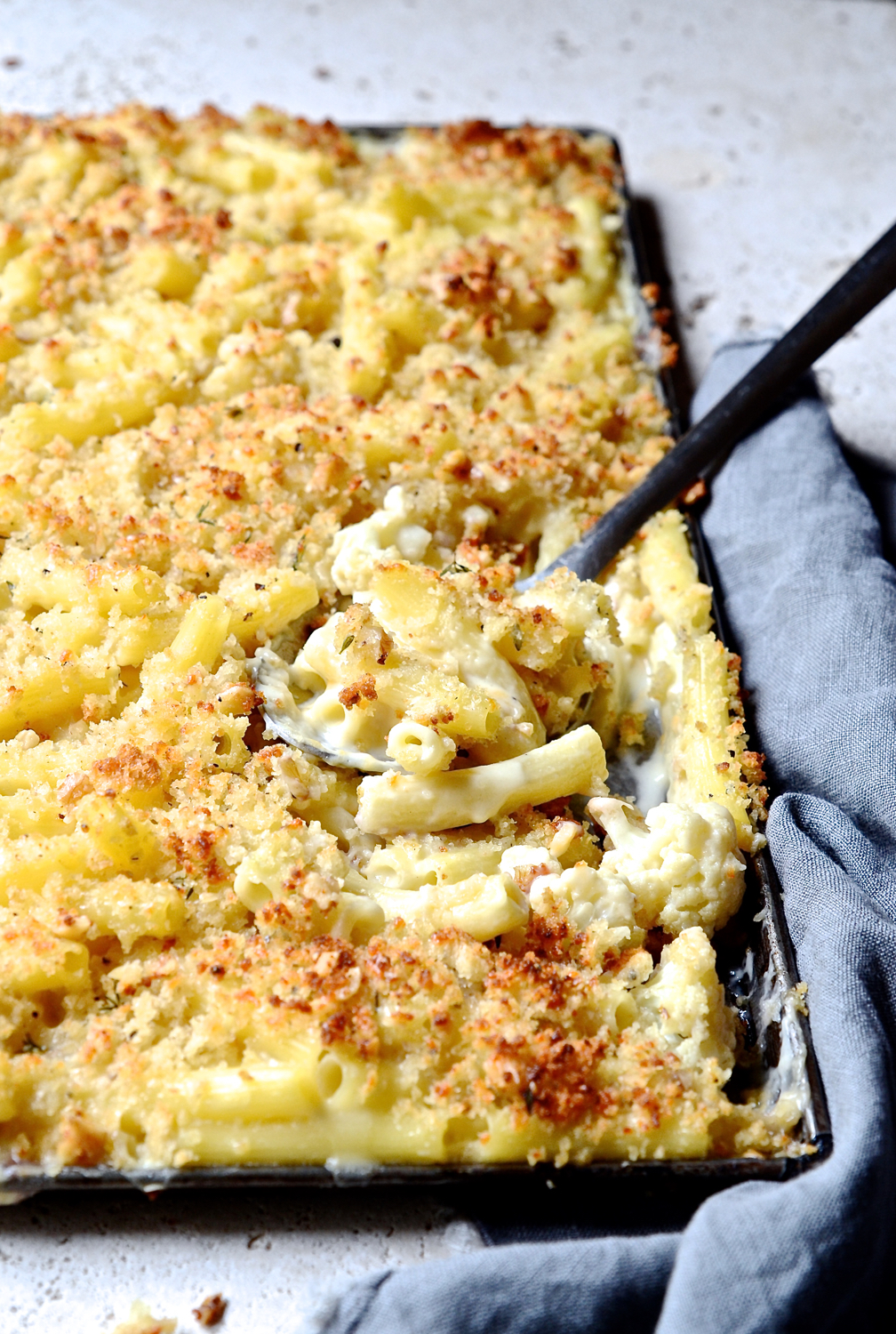 Roast Cauliflower Mac and Cheese