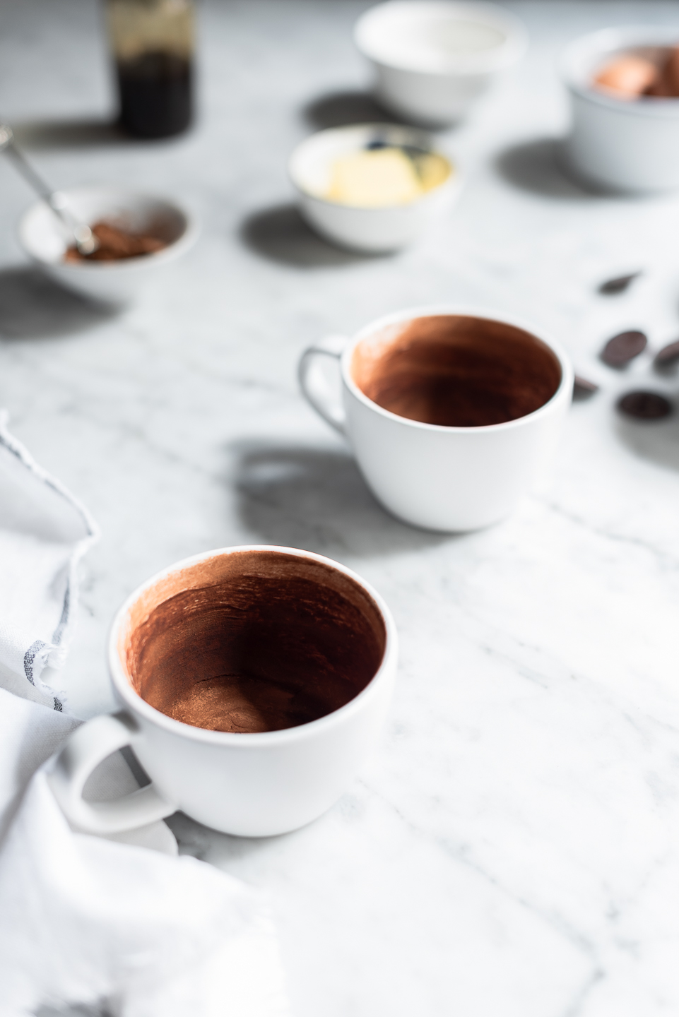 Chocolate lava love cake for Two