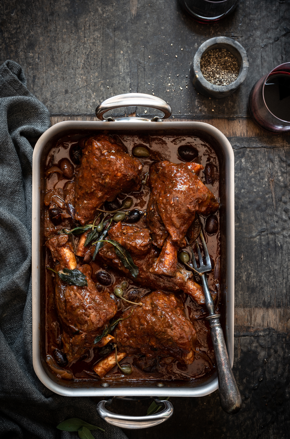 Red Wine Lamb Shanks