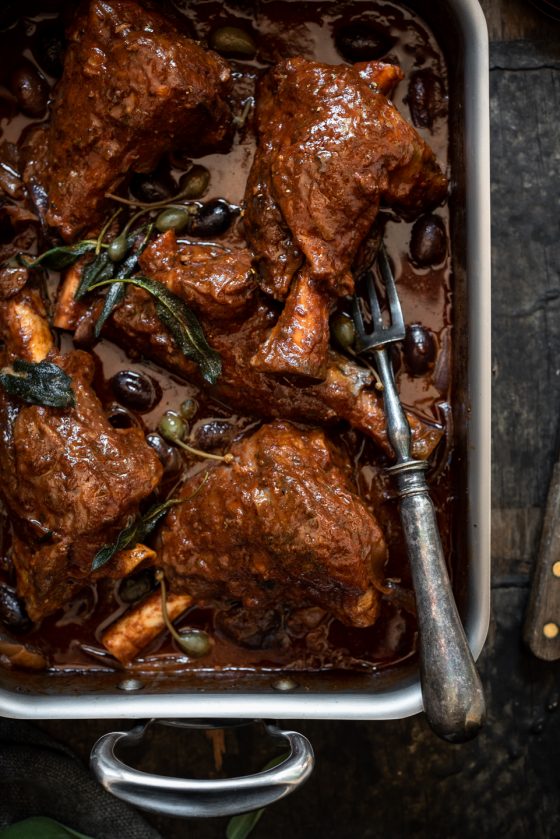 Red Wine Lamb Shanks Bibbyskitchen recipes Karoo lamb