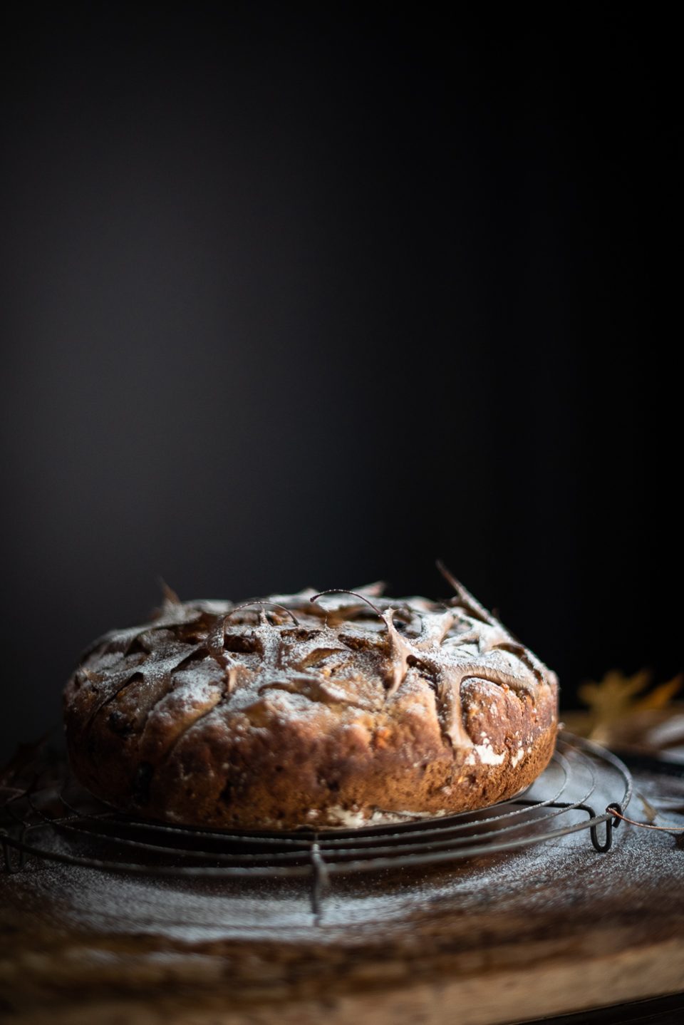 No knead Hot cross bun bread