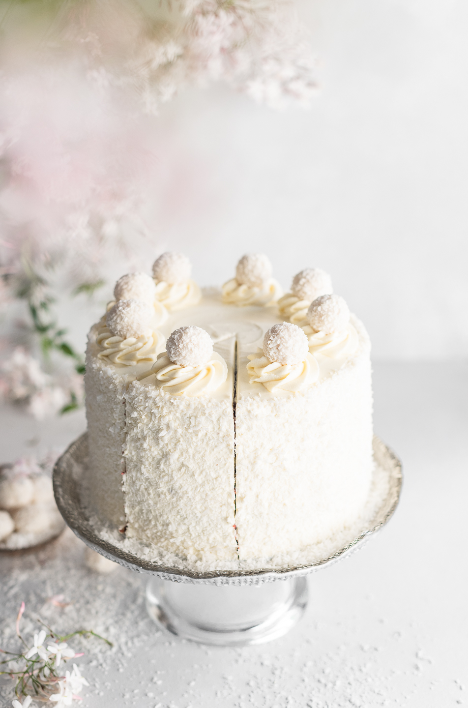 Red Velvet Coconut Cake