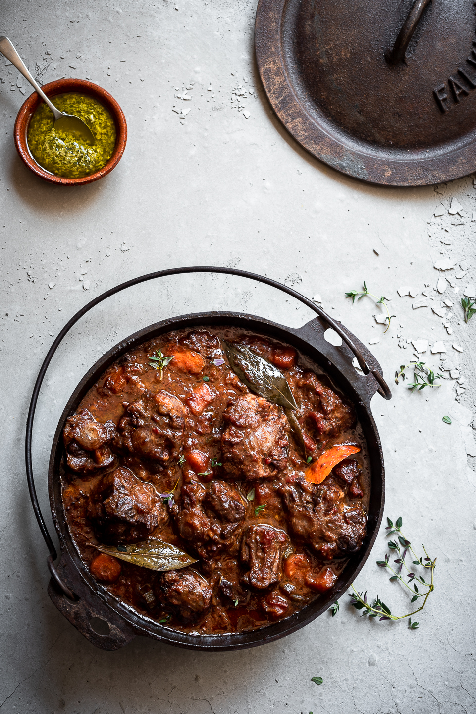 Slow Braised red wine oxtail