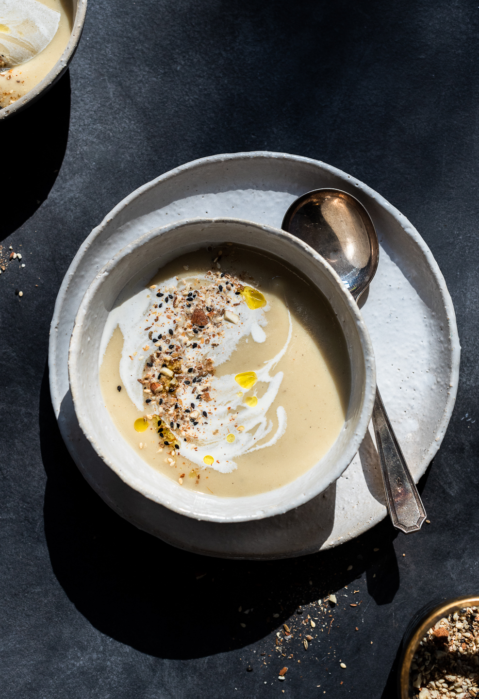 Cauliflower and Sweet Potato Soup