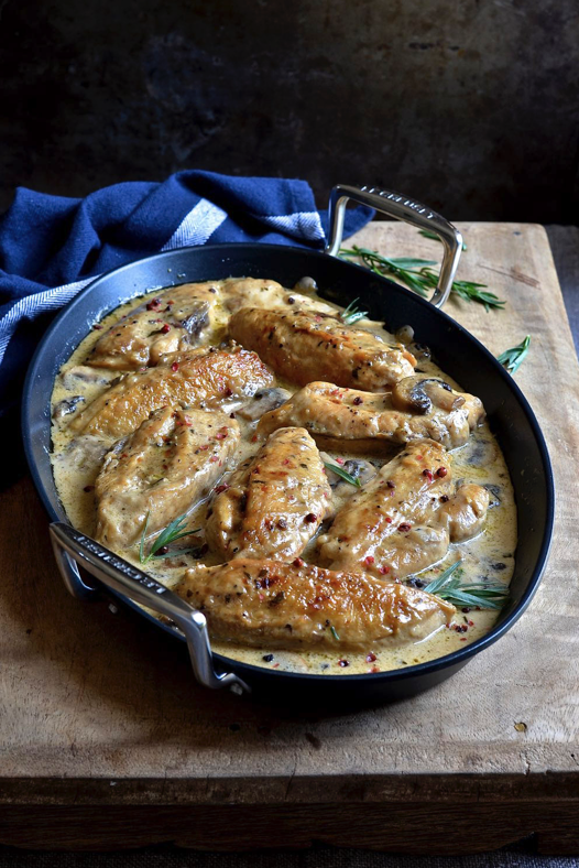 Tarragon cream chicken