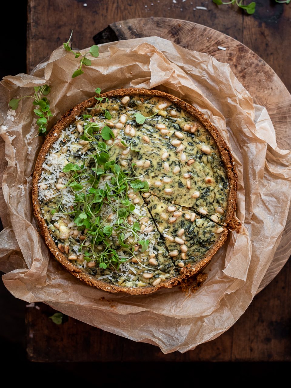 Spinach and Ricotta Cheesecake