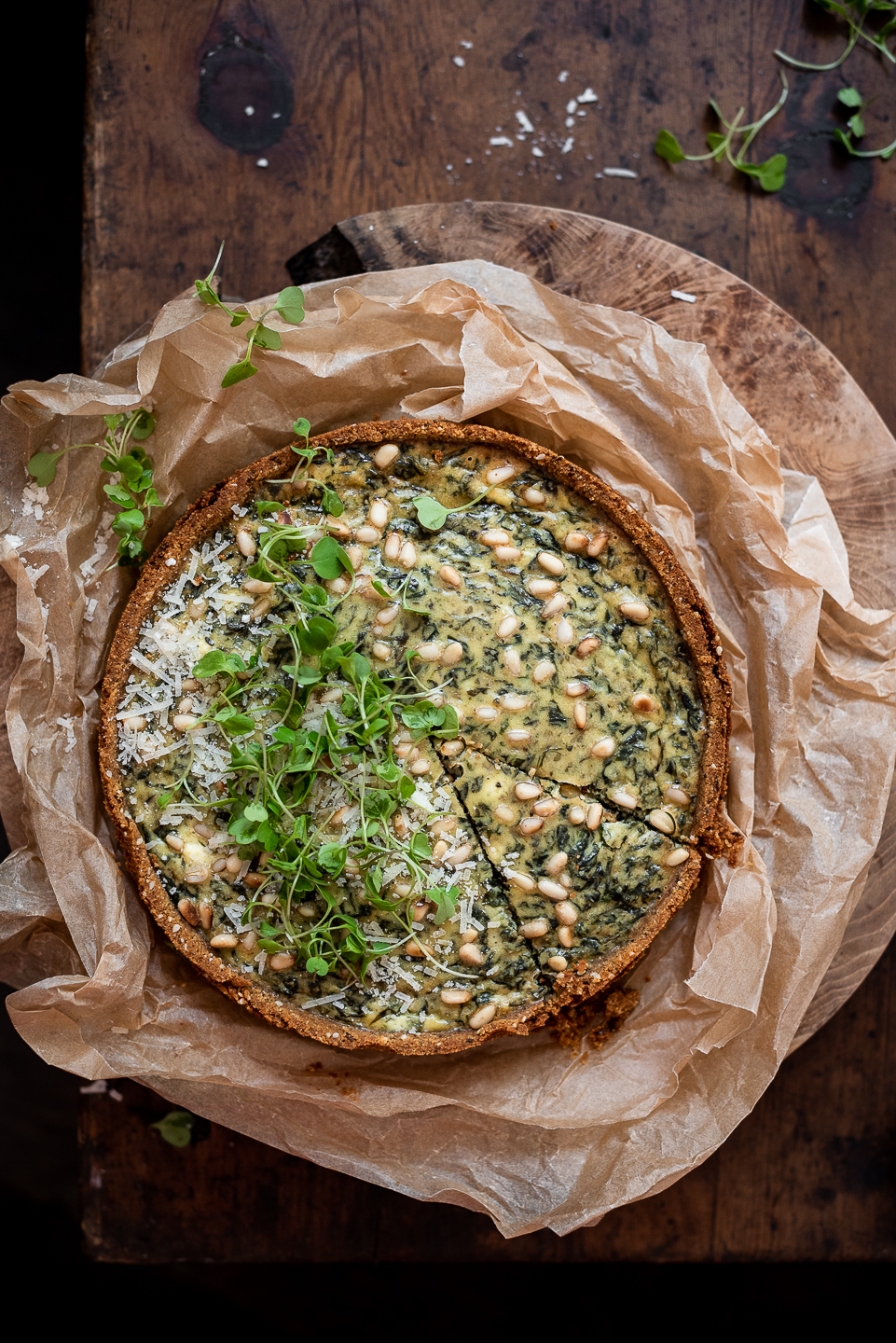 Spinach and Ricotta Cheesecake