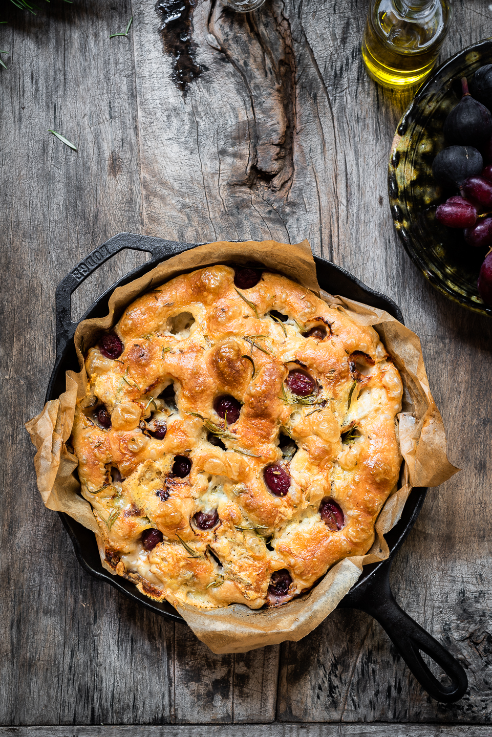 Shockingly Easy Italian Focaccia Bread (No-knead!) - Scrummy Lane