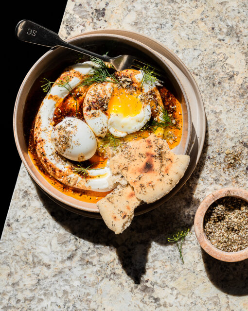 Turkish Eggs with Spiced Butter_03 Turkish Eggs with Spiced Butter